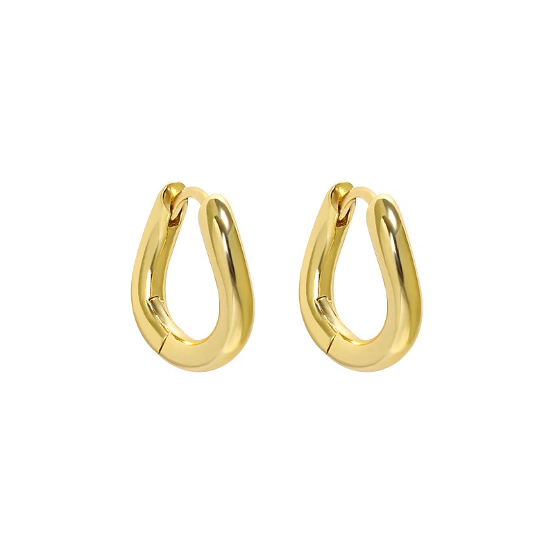 Gold Vermeil Hoop Earring